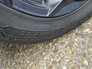 Roti 215*65*16.      aliaj cauciucuri Michelin. opel peugeot fiat - imagine 3