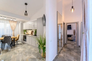 Apartament unic in PREDEAL – LUX, vedere la partie cu terasa si parcare - imagine 3