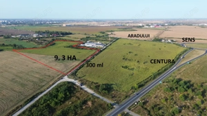 Teren cu PUZ logistic industrial, centura, autostrada,Timisoara NORD