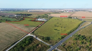 Teren cu PUZ logistic industrial, centura, autostrada,Timisoara NORD - imagine 2