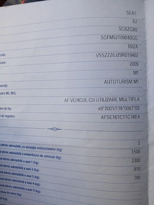 Seat ibiza 1,2 benzina 2009  aer conditionat.jante aliaj,comenzi volan. - imagine 8