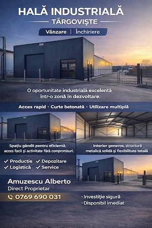 Hală de închiriat 