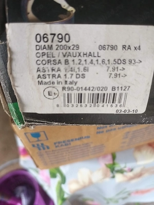 Set plăcuțe frână și saboți originale - imagine 2