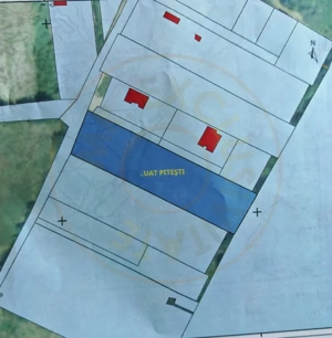 Teren intravilan Pitesti 2270 mp cu deschidere 24 m –Str. Mateias - imagine 3