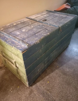 vand lada din lemn masiv (de zestre)