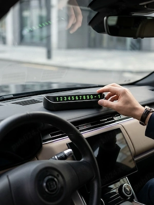 Suport cu număr de telefon auto - imagine 3