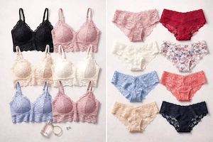 Articole vestimentare si lenjerie dama, esarfe, sosete, cravate, dresuri