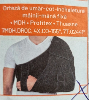 Orteză de umăr - cot - încheietura mâinii - mână fixă  - imagine 2