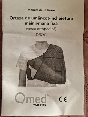 Orteză de umăr - cot - încheietura mâinii - mână fixă 