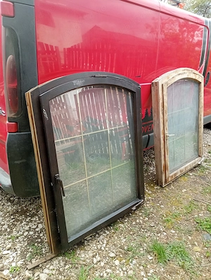 Ferestre arcada boltite batante - stejar - imagine 2