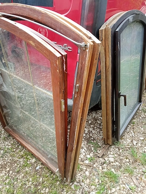 Ferestre arcada boltite batante - stejar