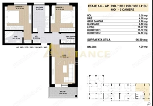 Grand Arena Mall  Apartament cu 3 Cam Decomandat OFERTA - imagine 11