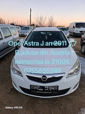 Opel Astra Opel Astra J an 2011, 1,7 D, Euro5,km 290000,din Austria,neinscrisa Ro