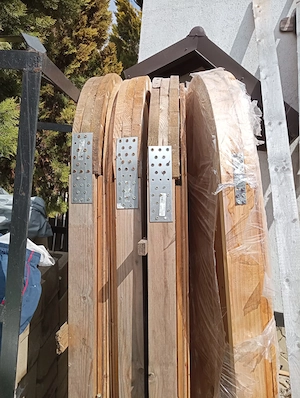 Usi arcada  boltite de interior - lemn masiv+stratificat - imagine 5