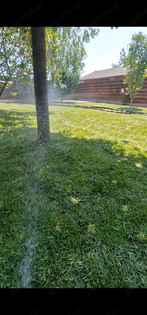 terase lemn gazon aspersoare