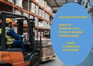 Judetul Brasov- Angajam stivuitorist 