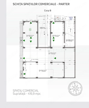 NEW! Spatii Comerciale DE VANZARE -  George Cosbuc 42, Baia Mare - imagine 2
