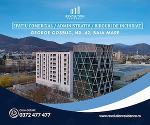 NEW! Spatiu Comercial - Birouri DE INCHIRIAT  George Cosbuc 42, Baia Mare