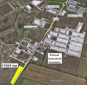 Teren industrial in Timisoara Calea Sagului - zona Monlandys, acces direct la DN59 - 17000mp