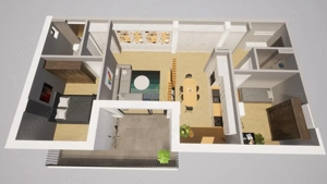 Apartament 3 Camere Cu Terasa 90MP/Bloc Nou/Etaj 1 - imagine 7