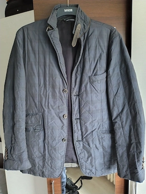 Geaca Matlasata tip Sacou Modern Massimo Dutti Suit blazer Long sleeves, Size M-L