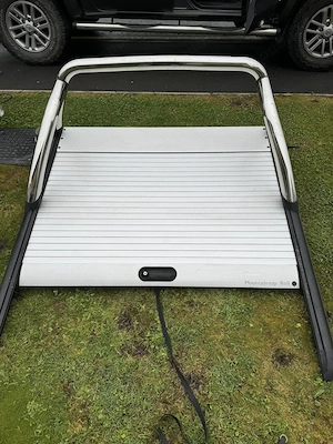 Rulou aluminiu inchidere bena Toyota Hilux 2004-2015 cu rollbar inox inclus - imagine 2