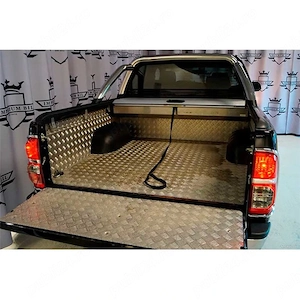 Rulou aluminiu inchidere bena Toyota Hilux 2004-2015 cu rollbar inox inclus - imagine 6