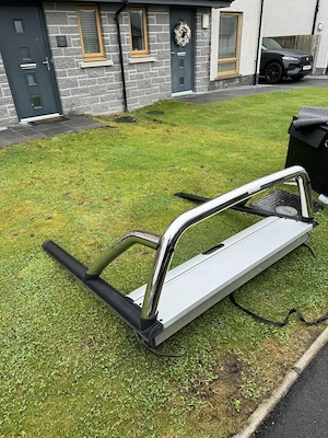 Rulou aluminiu inchidere bena Toyota Hilux 2004-2015 cu rollbar inox inclus - imagine 4