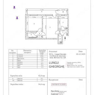 Apartament 2 Camere | 55 mp | Zona Țiglina 2 (M-uri)| Centrală Termică - imagine 10