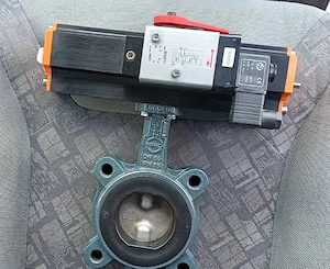 Valva DN 65   PN 16 cu Actuator Pneumatic