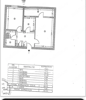 Vând apartament 2 camere lângă scoala 194