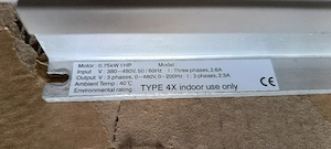 Regulator Turatie 0.75 kW  380 V Trifazat.