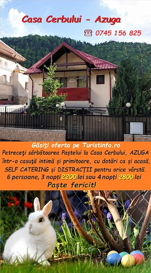 Cazare PAȘTE, Casa Cerbului Azuga, apartament 6 persoane - imagine 9
