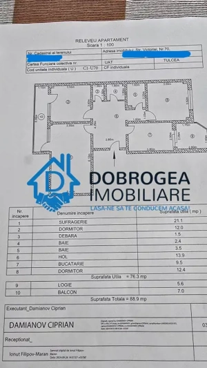 STRADA VICTORIEI - 3 CAMERE DECOMANDAT, ETAJ 1 ,CENTRALA GAZ - imagine 11
