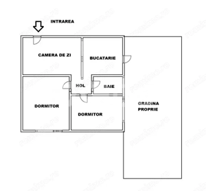 Apartament cu gradina de 85mp si 3 camere de vanzare Calea Surii Mici - imagine 14
