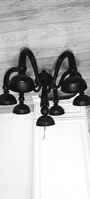 Candelabru BON BON SP6, Negru,din metal, Stil modern - imagine 5