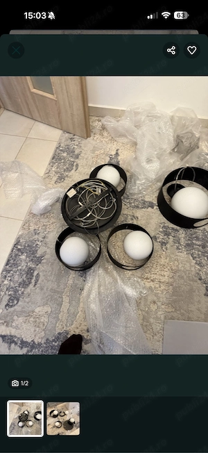 vand 2 seturi lustre