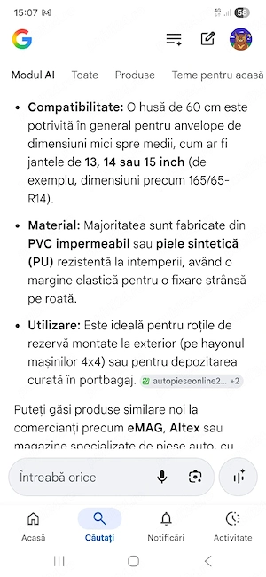 Husă roată rezervă - imagine 3