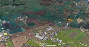 Teren industrial 13.975 mp – Zona Industrială Sud Arad, acces rapid A1 - imagine 3