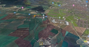 Teren industrial 13.975 mp – Zona Industrială Sud Arad, acces rapid A1 - imagine 2