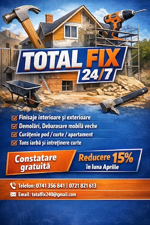 Finisaje, Demolări, Debarasare Mobilă si curățenie - Arad & Timișoara 