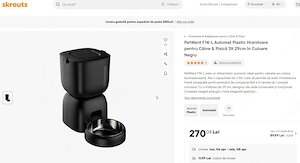 PetWant F14-L Automat Hranitor inox Câine & Pisică 3L 29cm - imagine 3