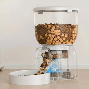 Hranitor Eboda PF10 dispenser mancare pisici caini boabe 3L programabil - imagine 2