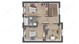 Casa individuala la cheie 400 mp teren 2 pivnite 4 camere 145 mp utili - imagine 12