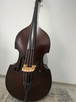 Contrabas,arcuș,scaun, suport partituri  - imagine 3