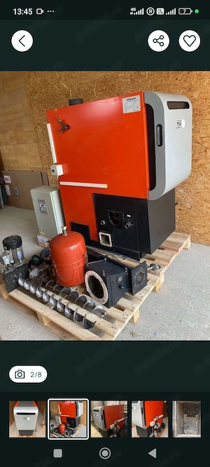 Fröling pe peleți 35KW 