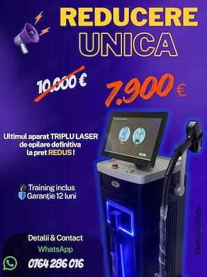 Aparat epilare definitiva - OCAZIE UNICA