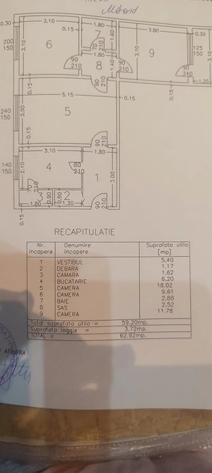 Apartament spatios cu 3 camere,Centrala proprie.Parcare.Brancoveanu Metrou! - imagine 8