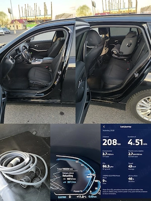 BMW 320e 2022, PlugIn Hybrid, incalzire, android, lane assist - imagine 4