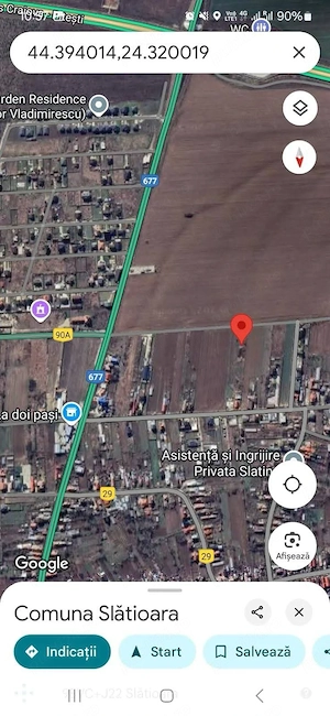 Teren intravilan Slatioara olt